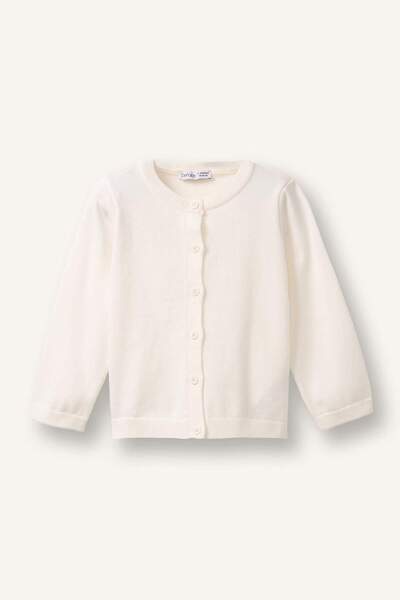 DeFacto guler rotund   Cardigan cu bumbac piese pentru fetițe H0972A526SP