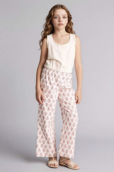 DeFacto Pantaloni cu picior larg bumbac piese pentru fete G0609A826SM