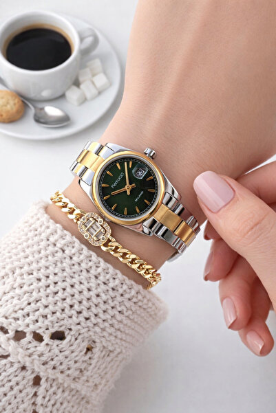 Ferrucci Mini Case Women's Wristwatch Bracelet Special Series Gold Cord Does ...