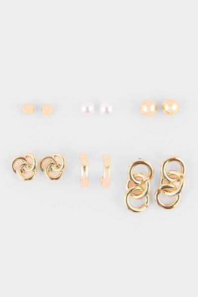 DeFacto Women's 6-Piece Earrings H1746Axns