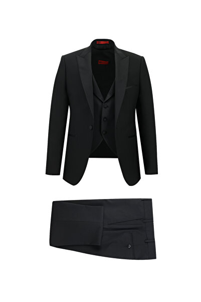 Kiğılı 7 Drop Slim Fit Dar Kesim Sivri Yaka Smokin & Damatlık