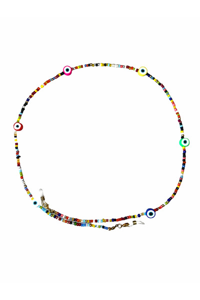 JULIANO Sand Bead Evil Eye Glasses Chain - Necklace - Bracelet