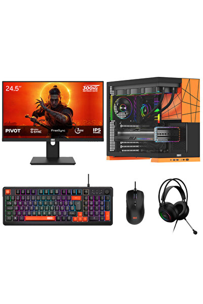 DRAGOS DRx9082 Ryzen 9 9950X 32GB DDR5 1TB NVMe 32GB RTX5090 24.5 İnç 300Hz 1...