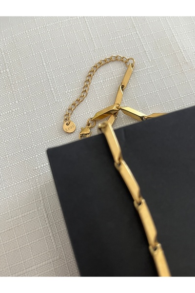 SERAMOR Snap Bar Design Tarnish Free Steel Necklace