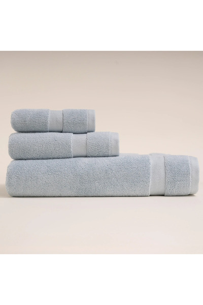 Penelope منشفة 100% قطن قطن 30x50 سم أزرق - سلسلة نوا