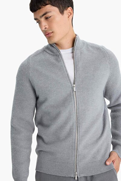 DeFacto Half Turtleneck Knitwear Cardigan F5884Ax25Wn