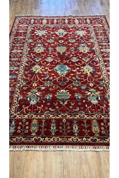 Turkmen Rug El Dokuma Afghan halısı