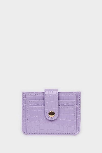 DeFacto Women's Faux Leather Card Holder H0953Axns