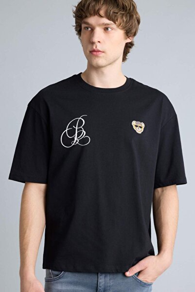 DeFacto Boxy Fit Printed Short Sleeve T-Shirt G3211Ax26Sp