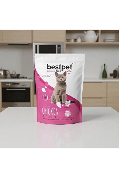 Bestpet tavuklu yavru kedi maması 1kg