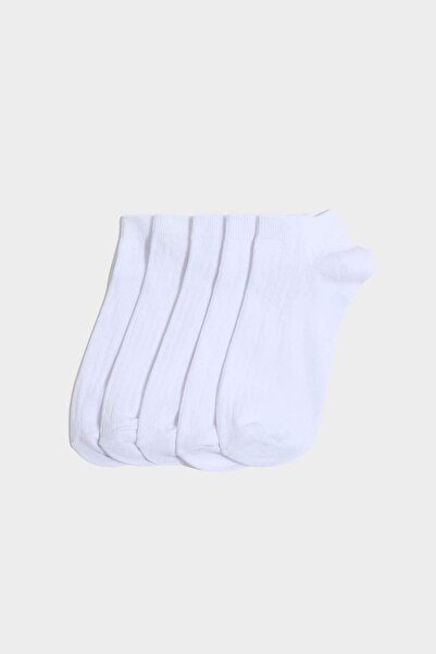 DeFacto Women's 5-Pack Cotton-Pack Booties Socks H0717Axns