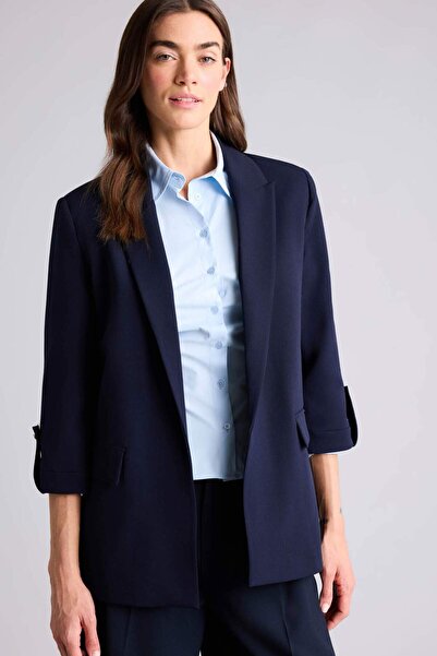 DeFacto Regular Fit Lacivert Kadın Ceket G7818AX/NV235