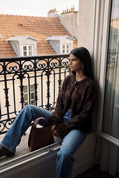 DeFacto Tasseled Knitwear Cardigan G7954Ax26Sp