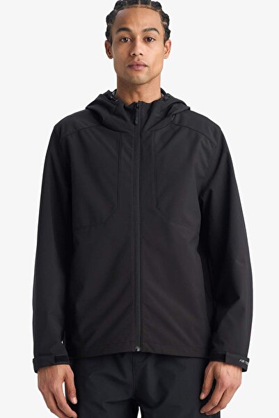 DeFacto Palton cu glugă și fermoar, rezistent la vânt și la apă, F8926AX26SP