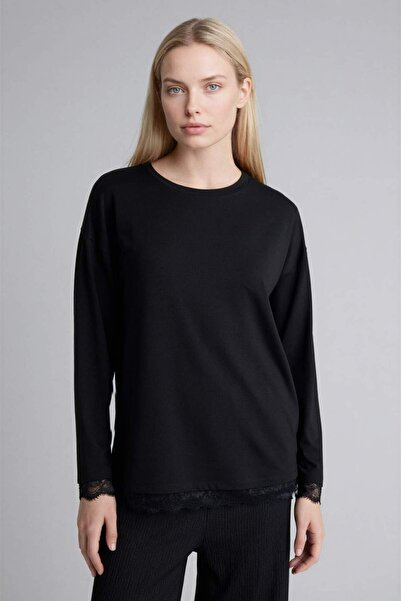 DeFacto Μακρυμάνικο μπλουζάκι Relax Fit με λαιμόκοψη ποδηλάτου H1205AX26SP