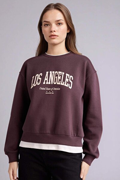 DeFacto Relax Fit Printed Sweatshirt H1936Ax25Wn