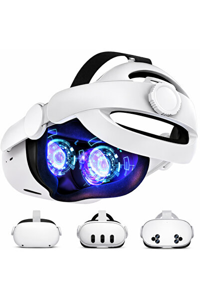 VEXORA GLOBAL Meta Quest 2 / 3 / 3S Uyumlu VR Baş Bandı – Ayarlanabilir Elite...