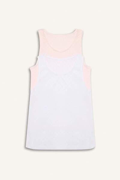 DeFacto 100% Cotton Piece of 2-Piece Undershirt for Girls G8499A826Sp