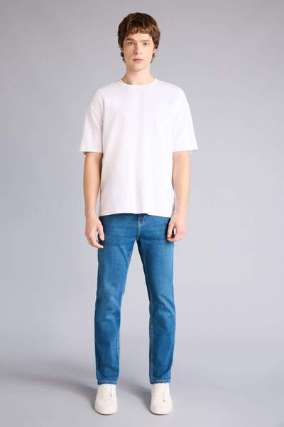 DeFacto Pantaloni Sergio Regular Fit cu talie normală și croială conică G2718...