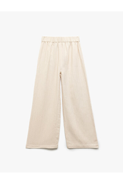 Koton Панталон Palazzo с еластична талия и джобни детайли