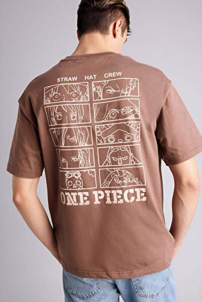 DeFacto 100% Βαμβακερό Μπλουζάκι One Piece Boxy Fit F9703AX26SP