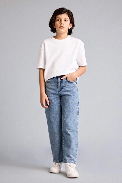 DeFacto Pantaloni Carpenter Fit Jean pentru băieți F9729A826SP