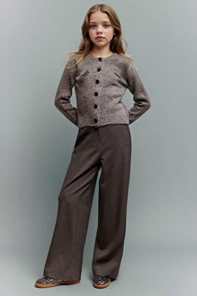 DeFacto Παντελόνι με φαρδιά μπατζάκια για κορίτσια G6350A826SP