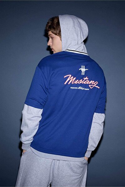 DeFacto Φορντ Μότορ Κόμπανι Μπλουζάκι με χαλαρή εφαρμογή F8090AX26SP