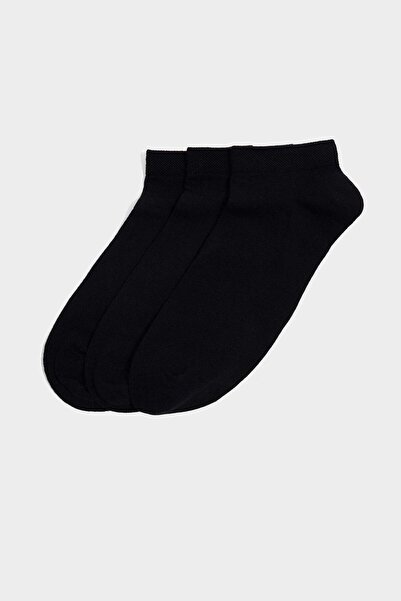 DeFacto Men's Seamless 3-Piece Bamboo Booties Socks C0109AXNS