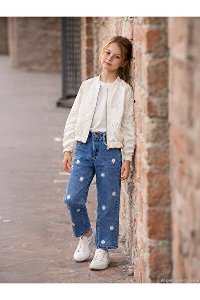 Civil Girls Hakim Yaka 6-9 Years Old Jacket - Off-White 6-7 Years Old