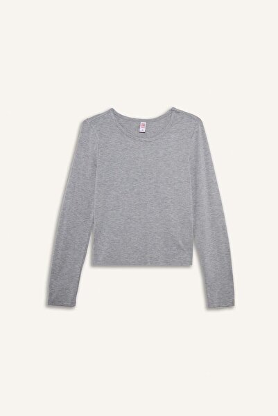 DeFacto Crew Neck Long Sleeve Top G7664Ax26Sp