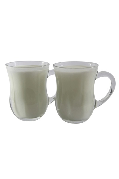 Paşabahçe Gourmet Ayran Cup with Handle 350 Cc 2-Pack Orjin. Boxed