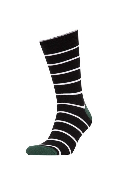 DeFacto Men's 5-Piece Cotton Long Socks Y2601Azns