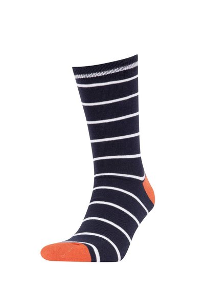 DeFacto Men's 5-Piece Cotton Long Socks Y2601Azns