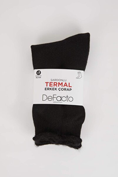 DeFacto Men's Thermal Boot Socks A8184Axns