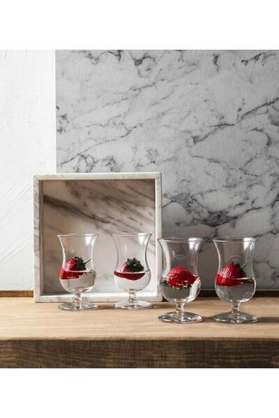 Paşabahçe 440221 Ayaklı Gala Çay Bardağı 4'lü