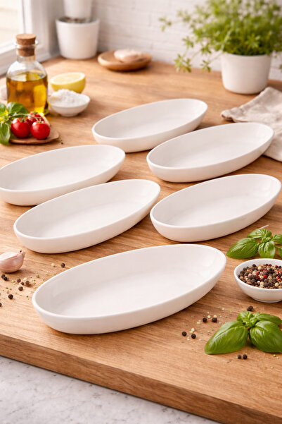 Melkan Home طقم أطباق كاياك مكون من 6 قطع - طقم أطباق كاياك بلاستيكية متوسطة ...