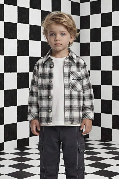 DeFacto Checkered Flannel Long Sleeve Shirt Baby Boy G6141A526Sp
