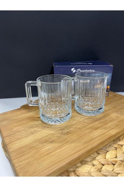 Paşabahçe Elysia 2 Li Glass with Handle 55432