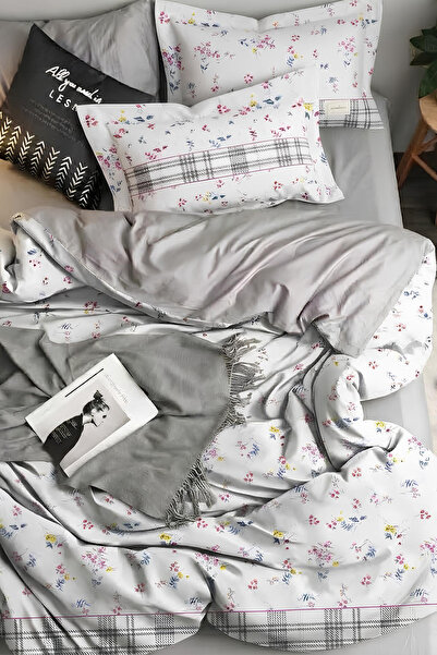 İQON Lastikli Çarşaflı Nevresim Takımı Tek Kişilik CHITIR BEYAZ