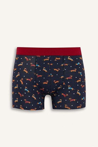 DeFacto Yılbaşı Temalı Regular Fit Boxer F9914AX25WN