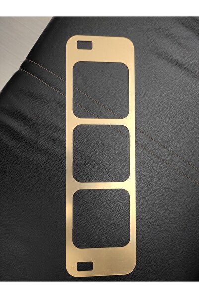 SS Oto إطار عرض Tofaş مطلي بالنيكل مع حجرة عاكسة (فضي، ذهبي)