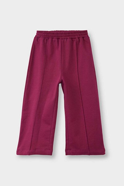 DeFacto Pantaloni de trening cu picior larg și elastic în talie pentru fetiță...