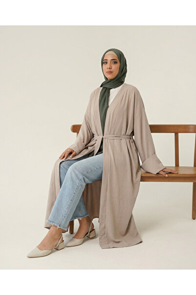 Nisaje Official Nisaje Abaya - BEJ RENGİ
