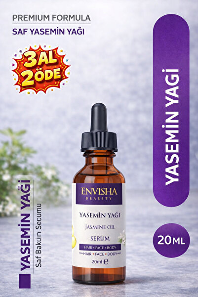 Envisha Beauty Yasemin Yağı %100 Doğal Bitkisel Yağ Jasmine Oil 20 ML