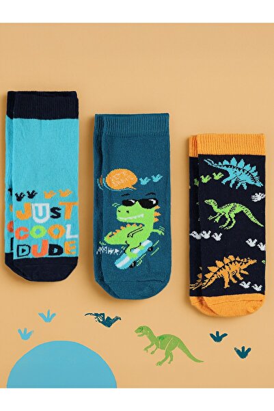 Civil Boys Șosete pentru băieți Just Dino, pachet de 3, pentru vârstele 2-12 ...