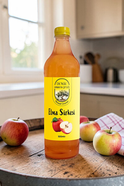 DUYGU HANIM'IN ÇİFTLİĞİ Elma Sirkesi 500 ml (Yöresel)