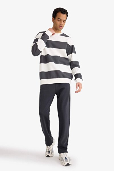 DeFacto Regular Fit Buy Lace-Up Straight Leg Sweatpants F0965Ax25Au