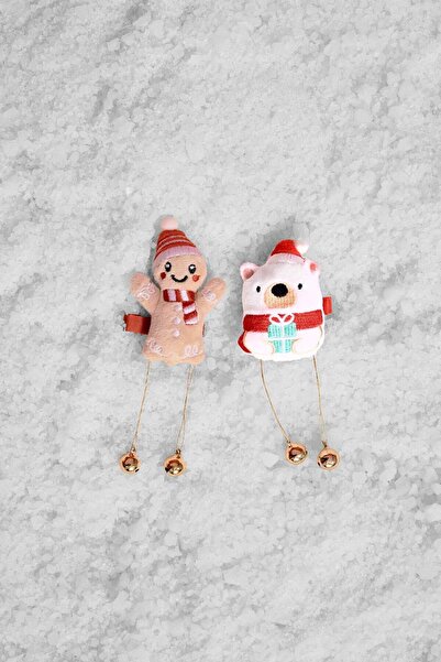 DeFacto Girl's New Year Themed 2-Piece Snap Buckle F7418Axns