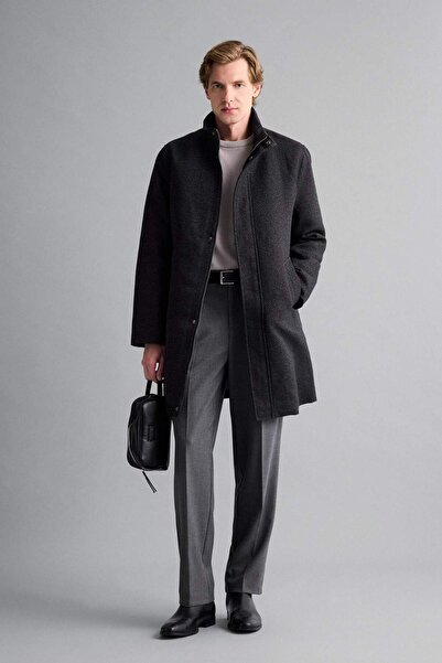 DeFacto Парка з прямим кроєм, коміром-стійкою, кишенями, блискавкою та підкла...